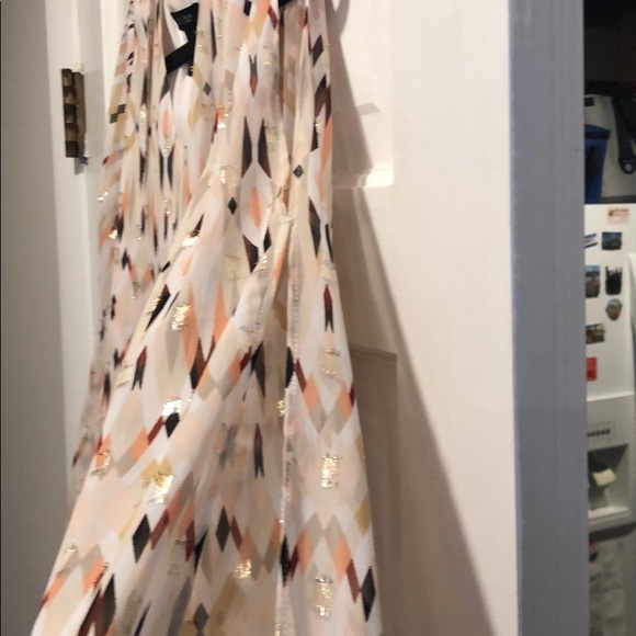 White House Black Market Split Sleeve Blouse - Picture 2 of 5